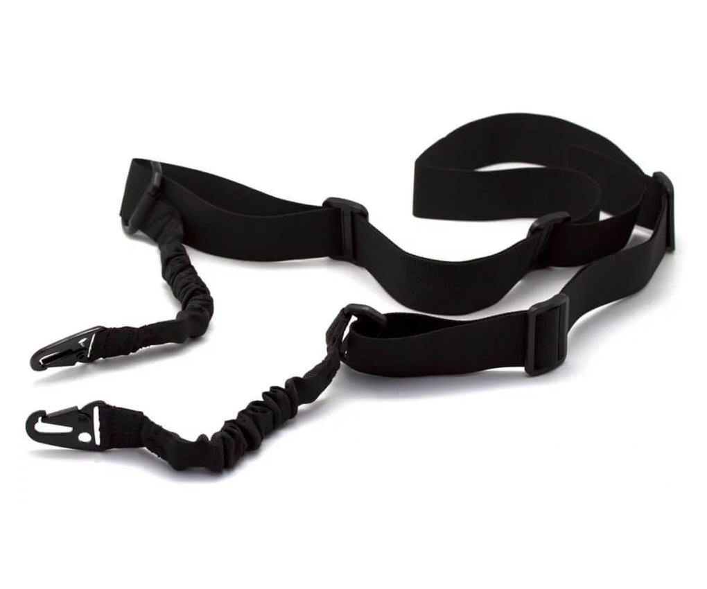 remen-oruzheynyy-stikhant-takticheskiy-2-tochechnyy-s-amortizatorami-chernyy-1